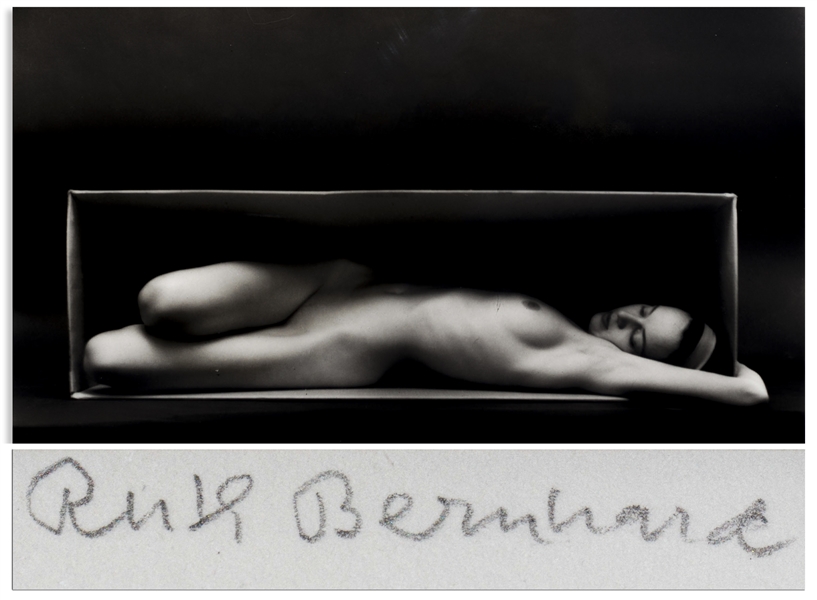 Ruth Bernhard Signed Limited Edition of ''Nude in the Box'', 1962